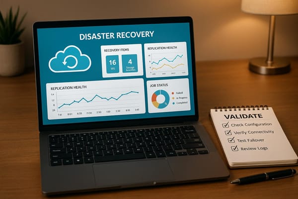 Validate Azure Site Recovery Configuration: Steps